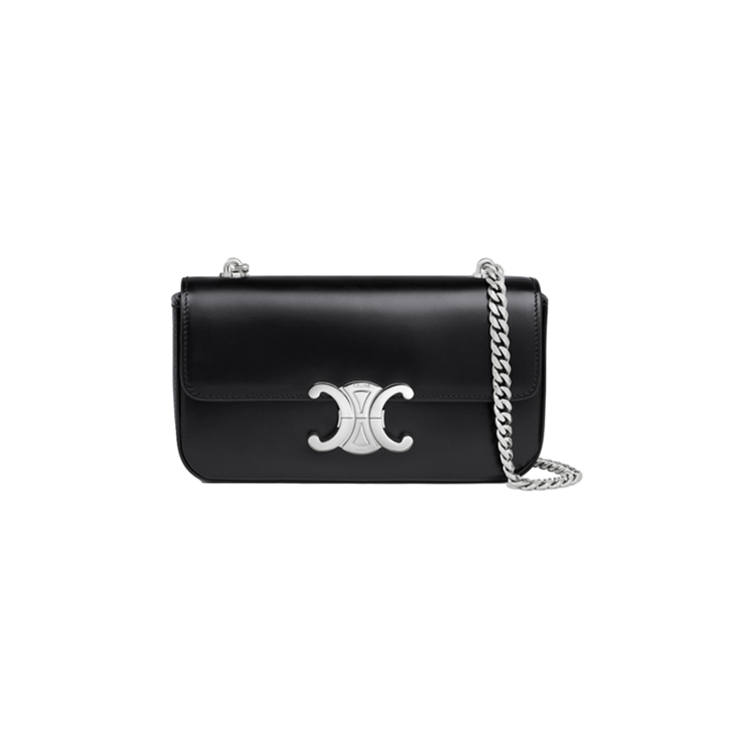 Ce**e chain shoulder bag claude in shiny calfskin 115203bf4.38si (20.5*11.5*4cm)